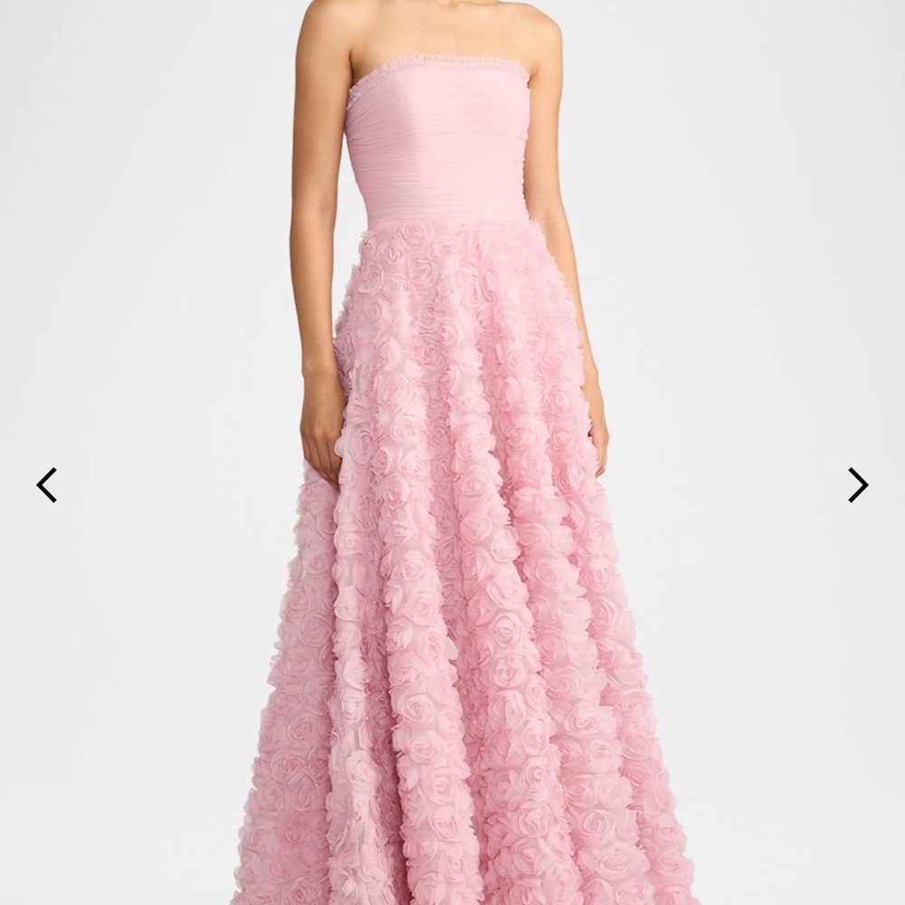 Wicked x Zac Posen Rose Applique Tulle Gown